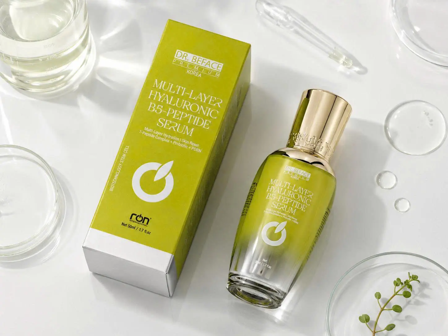 Tinh Chất Dr. Beface Premium Multi-Layer Hyaluronic B5 Peptide Serum - Ảnh 2
