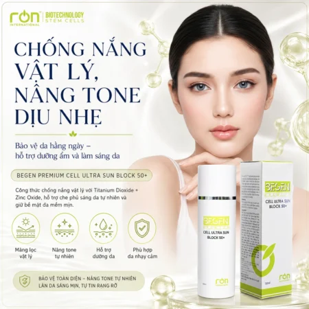Kem chống nắng tế bào gốc Premium Block 50