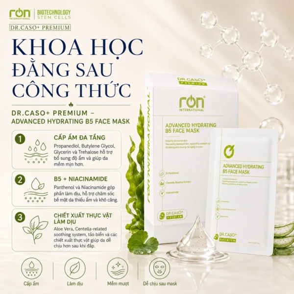 Mặt nạ giấy B5 cấp ẩm Advanced Hydrating B5 Face Mask - Ảnh 4