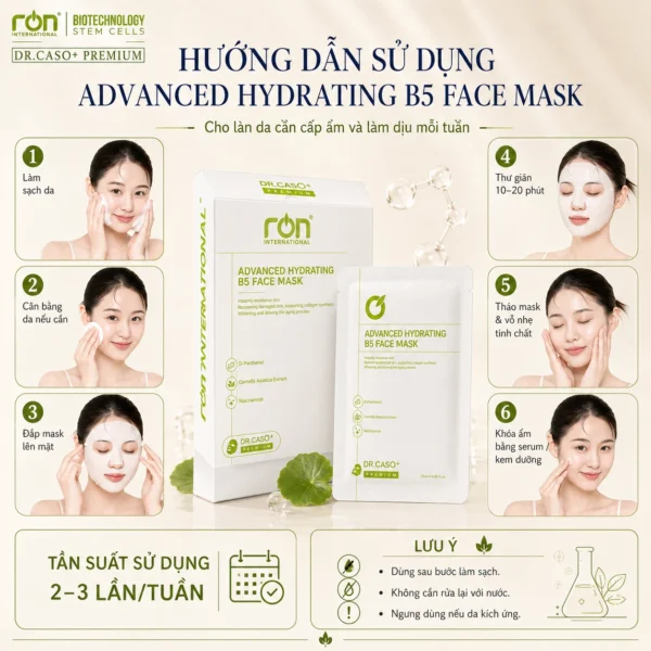 Mặt nạ giấy B5 cấp ẩm Advanced Hydrating B5 Face Mask - Ảnh 2