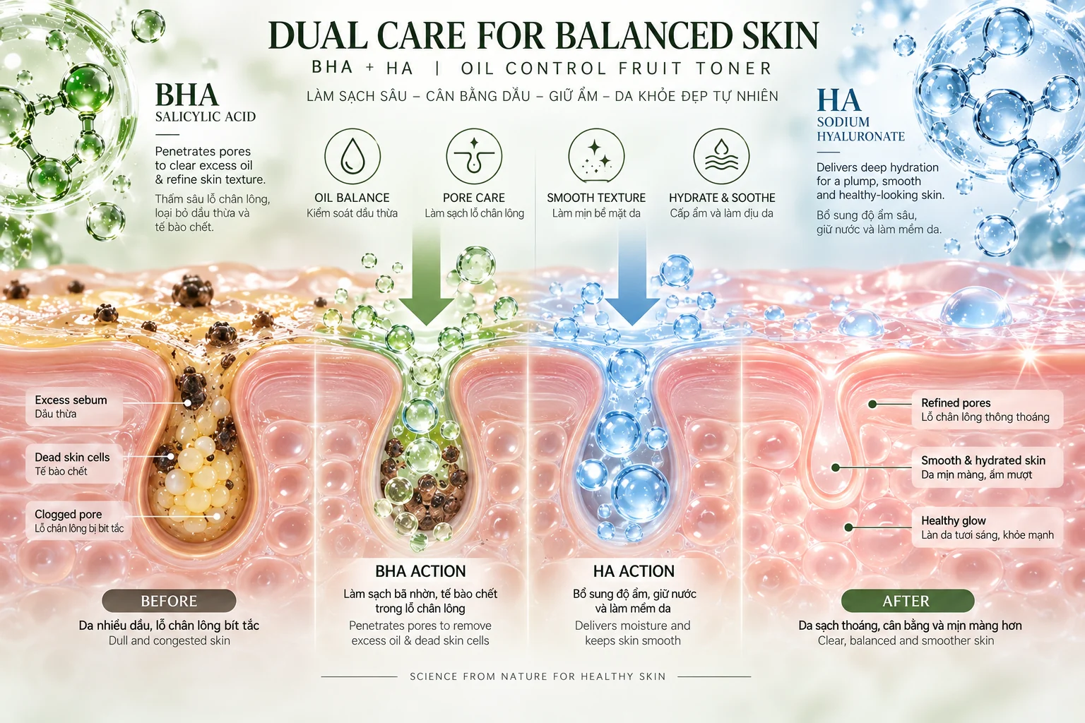Nước hoa hồng DR.CASO+ PREMIUM® Oil Control Fruit Toner - Ảnh 8
